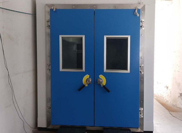 Heavy experimental door